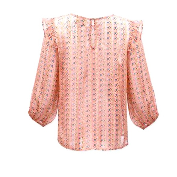 Silky Patterned Blouse - Picture 2 of 4